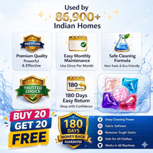 Load image into Gallery viewer, 🎁 BUY 20 GET 20 FREE 🔥🧺 5-in-1 Laundry Power Detergent Pods 🫧✨