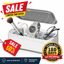 Load image into Gallery viewer, ✨ 50% OFF 🎉 – Ultrasonic Cleaner for Glasses, Jewelry, Rings, Necklaces & More🎁
