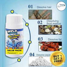 Load image into Gallery viewer, BUY 1 GET 3 FREE! 💥🧼 🚽 Powerful Sink & Drain Cleaner Powder