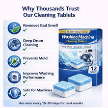 Load image into Gallery viewer, 🧺 Washing Machine Cleaning Tablets (BUY 1 GET 1 FREE) | Automatic Cleaner &amp; Deodorizer 🔥

