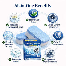 Load image into Gallery viewer, 🧺 Washing Machine Cleaning Tablets (BUY 1 GET 1 FREE) | Automatic Cleaner &amp; Deodorizer 🔥
